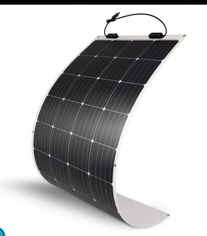 Photo 1 of 175 Watt 12 Volt Flexible Monocrystalline Solar Panel
