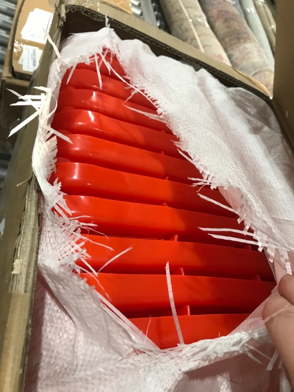 Photo 4 of  28'' inches Traffic Safety Cones | 11 Pack | Unbreakable PVC Cone with Reflective Collars, Orange Construction Cone for Traffic Control, Driveway Road Parking Use
