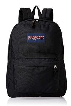 Photo 1 of JanSport SuperBreak One Backpack - Lightweight School Bookbag, Black 
