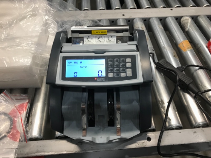 Photo 3 of Cassida 5520 UV - USA Money Counter with ValuCount, UV/IR Counterfeit Detection, Add and Batch Modes - Large LCD Display & Fast Counting Speed 1,300 Notes/Minute
