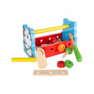 Photo 1 of Hey! Play! Developmental Toys - Kids Tool Set Wooden Toy Toolbox Playset with Tools for Children and Toddlers Mini Pretend Hand Tools Fun for
