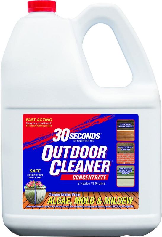 Photo 1 of 30 Seconds 2.5G30S Biodegradable Concentrated Outdoor Cleaner, 2.5 gal, Light Yellow, Liquid
