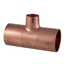 Photo 1 of 3/4 in. x 3/4 in. x 1/2 in. Copper Pressure All Cup Reducing Tee Fitting
AS IS APPROX. 30