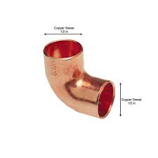 Photo 1 of 1/2 in. Wrot Copper 90-Degree Cup x Cup Elbow Fitting Pro Pack (50-Pack)

