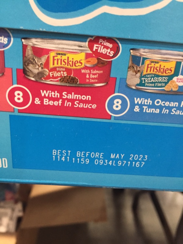 Photo 1 of Friskies Fish-A-Licious Variety Pack Canned Cat Food
EXPIRES MAY 2023