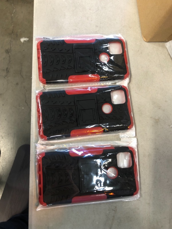 Photo 1 of Jusy Red and Black Phone Case Bundle 3 ct
pixel 4a 5G/5 XL