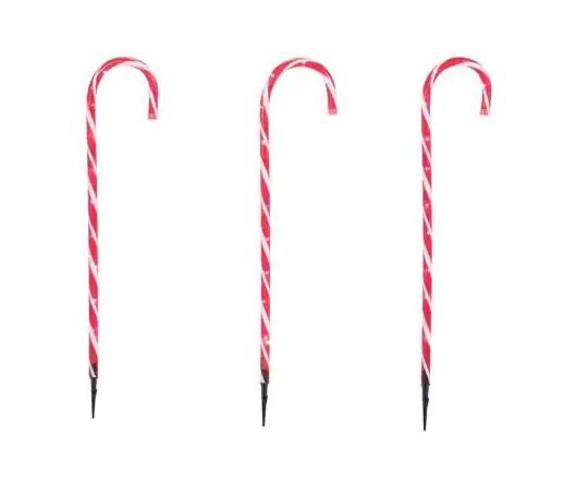 Photo 1 of Home Accents Holiday
27 in. Lighted Candy Cane Pathway Incandescent Light (12-Set)