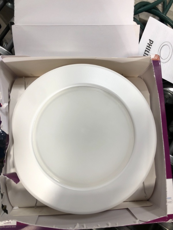 Photo 1 of Philips
Color and Tunable White 85W Equivalent 5/6 in. Integrated LED Dimmable Smart Wi-Fi Wiz Connected Remodel Downlight Kit