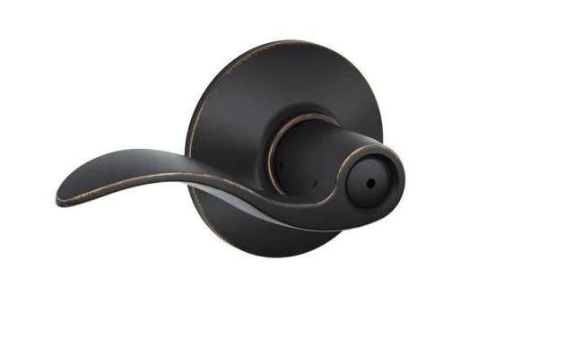 Photo 1 of Schlage
Accent Aged Bronze Privacy Bed/Bath Door Handle