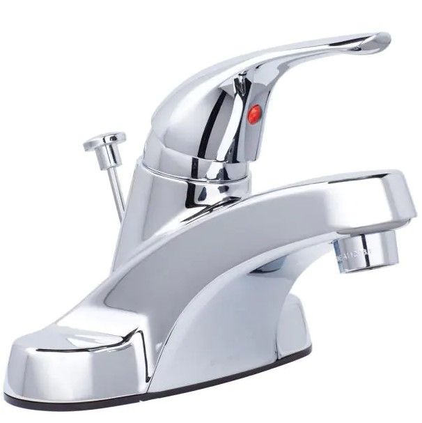 Photo 1 of 
Glacier Bay
Aragon 4 in. Centerset Single-Handle Low-Arc Bathroom Faucet in Chrome