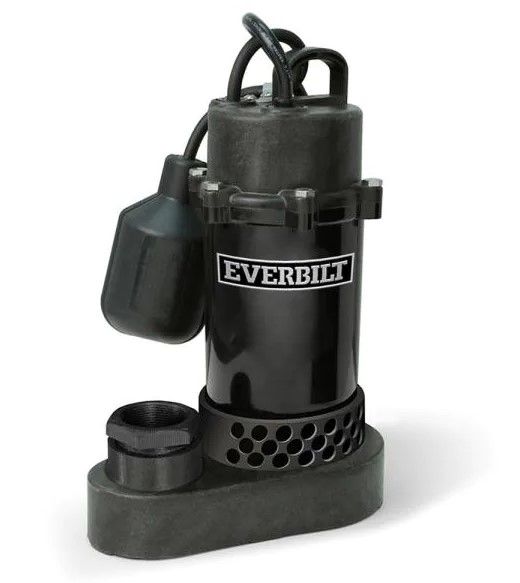 Photo 1 of Everbilt
1/4 HP Aluminum Sump Pump Tether Switch