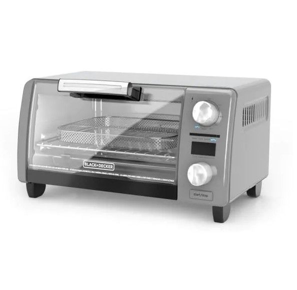 Photo 1 of BLACK+DECKER
Crisp 'n Bake 4-Slice Silver Countertop Oven