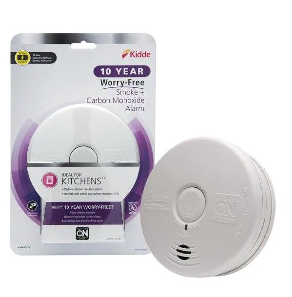 Photo 1 of Kidde
10-Year Worry Free Smoke & Carbon Monoxide Detector, Lithium Battery Powered with Photoelectric Sensor