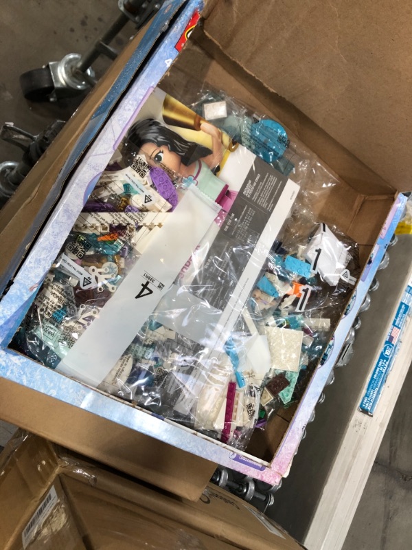 Photo 1 of LEGO Disney Princess Elsa's Magical Ice Palace 43172 Toy Castle Building Kit with Mini Dolls, Castle Playset with Popular Frozen Characters including Elsa, Olaf, Anna and more (701 Pieces)
