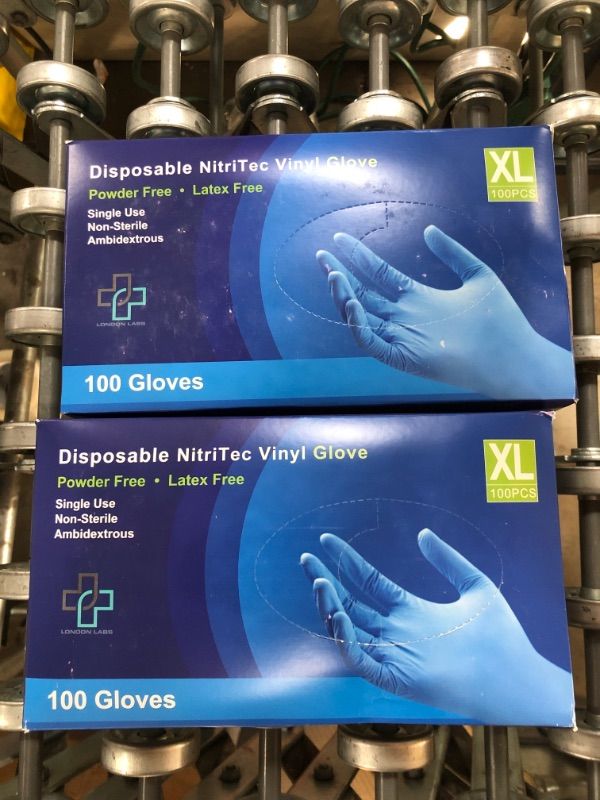 Photo 1 of London Labs Nitritec Gloves Disposable Latex Free - 200 PACK