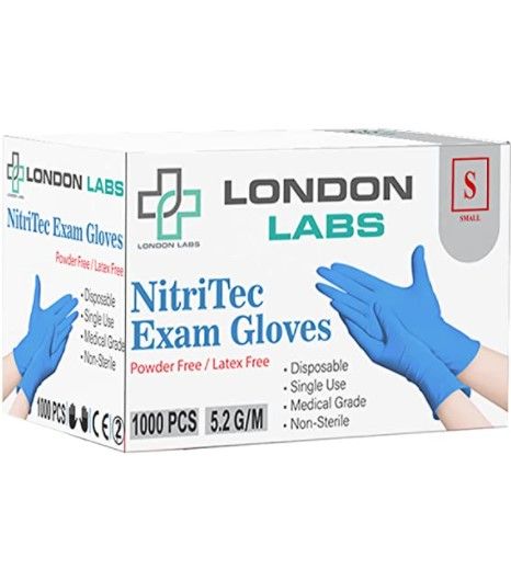 Photo 1 of London Labs Nitritec Gloves Disposable Latex Free - 200 PACK