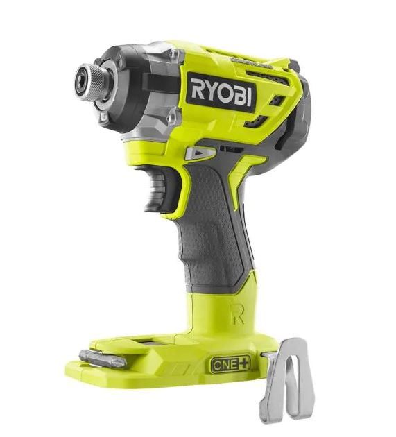 Photo 1 of RYOBI
ONE+ 18V Cordless Brushless 3-Speed 1/4 in. Hex Impact Driver (Tool Only) with Belt Clip