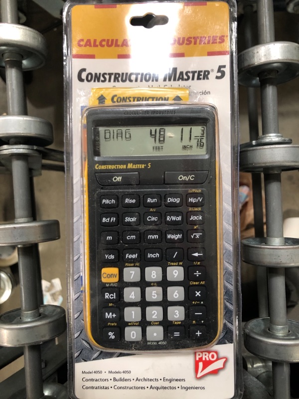Photo 2 of Calculated Industries
Construction Master 5 Calculator