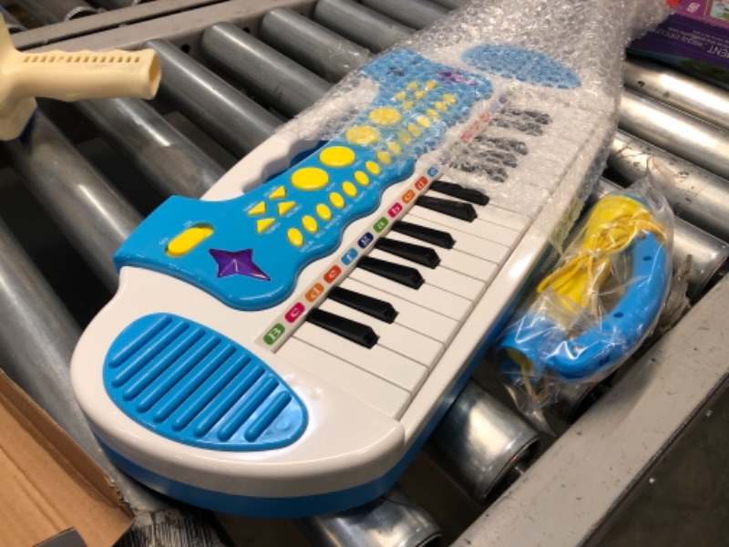 Photo 2 of Love&Mini Piano Toy Keyboard for Toddlers Musical Instrument for Girls Birthday Gift 3 4 5 Years Old 31 Keys (Blue)
