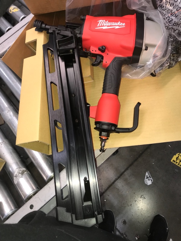 Photo 3 of Milwaukee Pneumatic 3-1/2 in. 21 Degree Full Round Head Framing Nailer