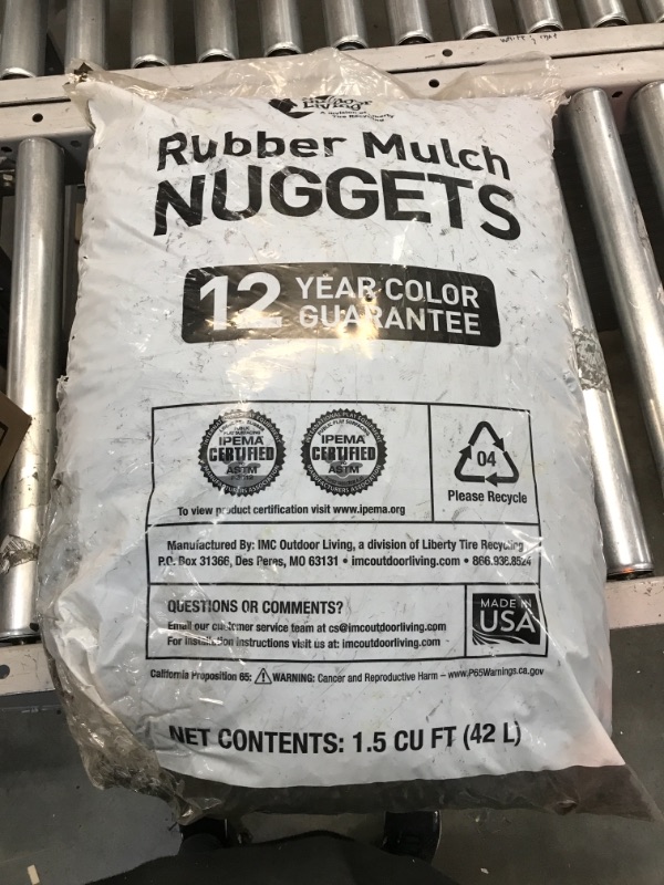 Photo 2 of  Rubber Mulch Bagged BLACK - 42L