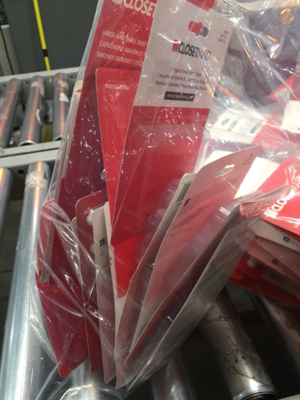 Photo 1 of 15PK Closetmaid Embouts De Tringle ClosetMaid, Plastique, Blanc, 0,25 Po H. X 0,4 Po P. X 0,4 Po L. 7101600
