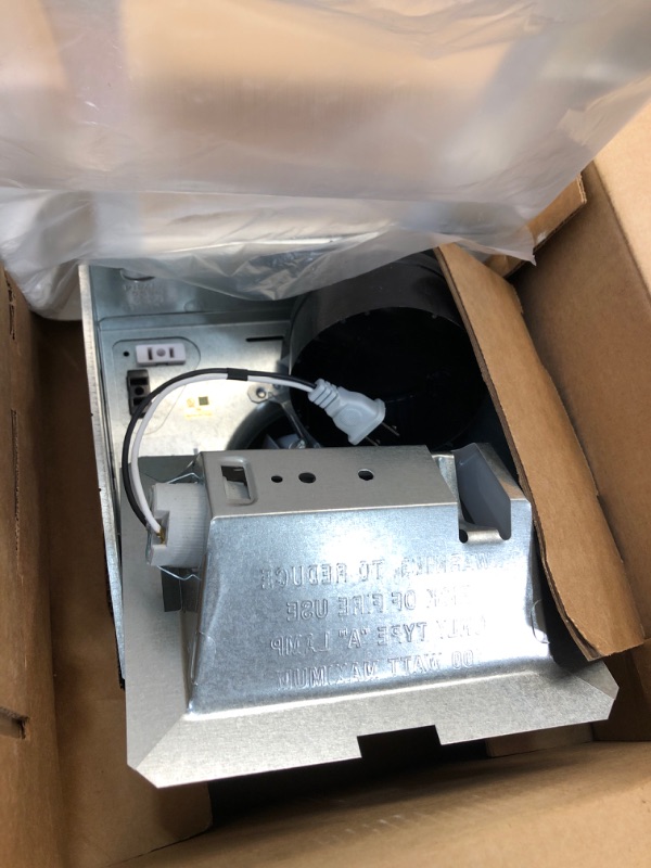 Photo 1 of Nutone 763n 50 CFM Ceiling Exhaust Bath Fan with Light`