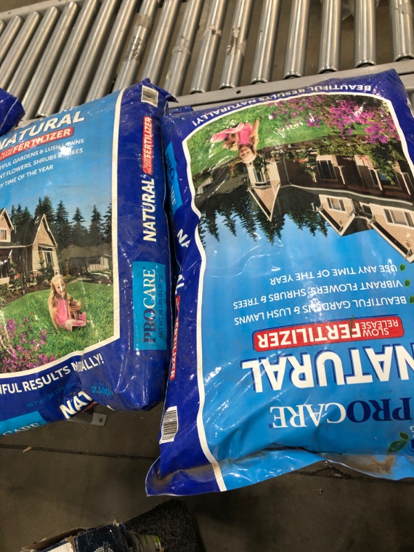 Photo 1 of 2pck-Pro Care 36 lbs. Natural Fertilizer 4-3-0