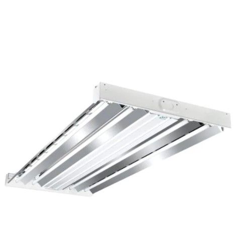 Photo 1 of Metalux 4-Light 2 ft. x 4 ft. White High Output Fluorescent High Bay