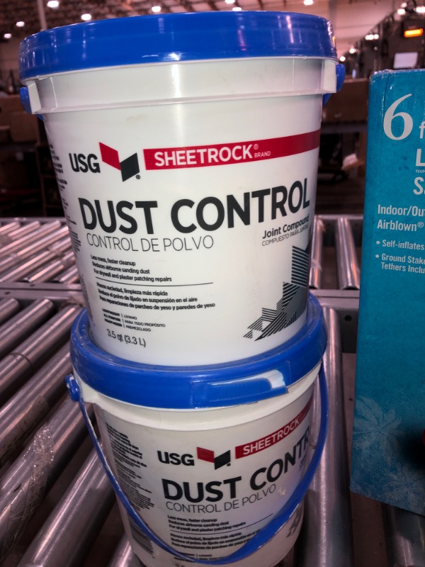 Photo 2 of 2PCK- USG Sheetrock Brand 3.5 qt. Dust Control Ready-Mixed Joint Compound