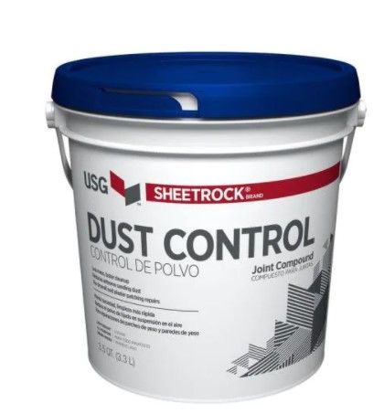 Photo 1 of 2PCK- USG Sheetrock Brand 3.5 qt. Dust Control Ready-Mixed Joint Compound