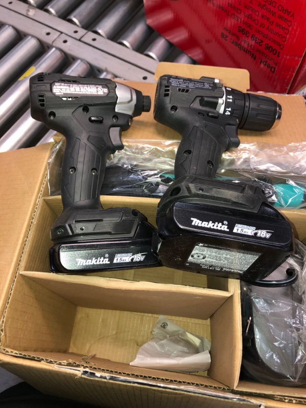 Photo 7 of Makita 18-Volt LXT Lithium-Ion Sub-Compact Brushless Cordless 2-piece Combo Kit (Driver-Drill/Impact Driver) 1.5Ah