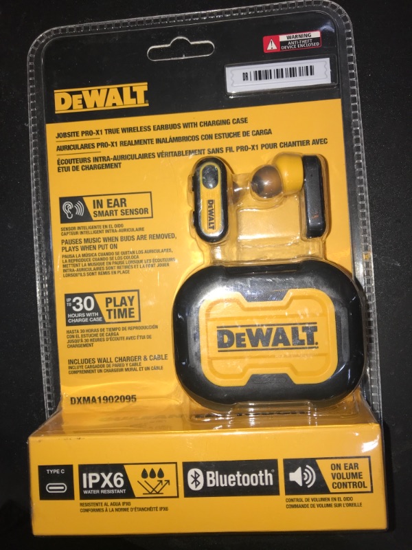 Photo 2 of DEWALT DW Wireless Earpods with Charging Case