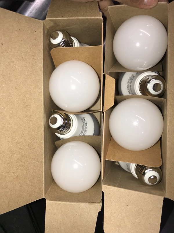 Photo 2 of 2PCK-100-Watt Equivalent A19 Non-Dimmable LED Light Bulb Daylight (4-Pack)