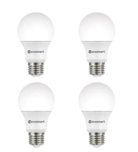 Photo 1 of 2PCK-100-Watt Equivalent A19 Non-Dimmable LED Light Bulb Daylight (4-Pack)