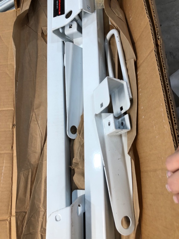 Photo 1 of PARTS ONLY**
AA-Racks Rain-Gutter Roof Rack Heavy-Duty Adjustable Steel High Roof Rack Matte White
