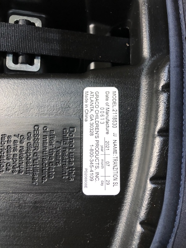 Photo 4 of Graco Tranzitions SnugLock 3 in 1 Harness Booster Seat, Sutherland
