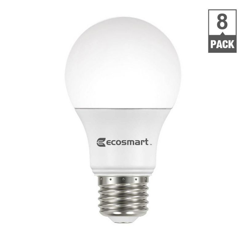 Photo 1 of 60-Watt Equivalent A19 Non-Dimmable CEC LED Light Bulb Soft White (16-Pack)
