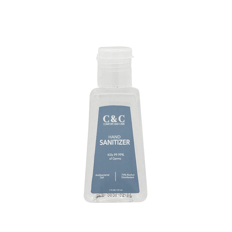 Photo 1 of COMFORT AND CARE HAND SANITIZER ANTIBACTERIAL 75% ALCOHOL COOL BREEZE (1OZ (PACK OF 16) GEL)
