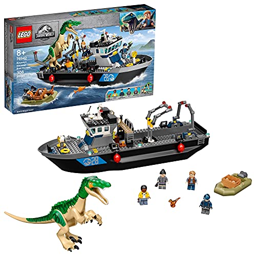 Photo 1 of MISSING COMPONENTS**LEGO Jurassic World Baryonyx Dinosaur Boat Escape 76942 Building Kit; Cool Toy Playset for Creative Kids; New 2021 (308 Pieces)
Dimensions: 18.898 inches (L) x 11.102 inches (W) x 2.913 inches (H)