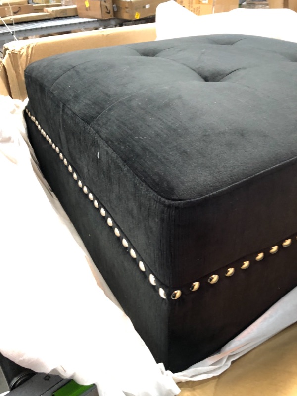 Photo 3 of **PARTS ONLY ** BLACK CORNER SOFA