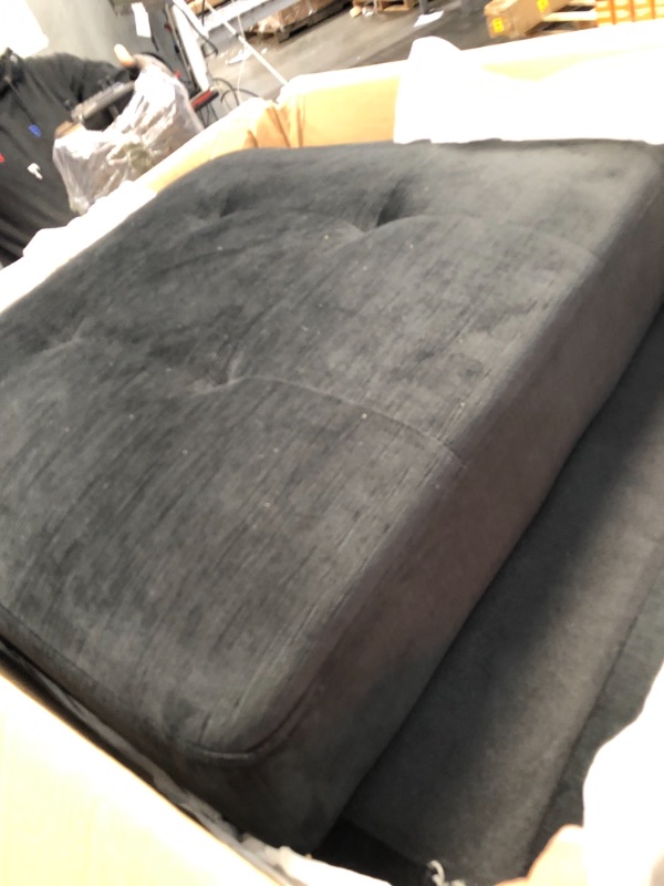 Photo 4 of **PARTS ONLY ** BLACK CORNER SOFA