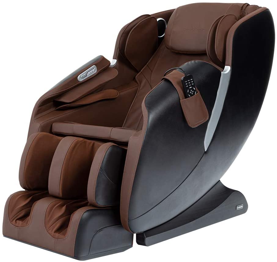 Photo 1 of **INCOMPLETE*** PARTS ONLY**
AmaMedic R7 Massage Chair 8 Fixed Massage Rollers Space Saving Recline 16 Airbag Massage Zero Gravity 6 Automatic Programs (Brown)
