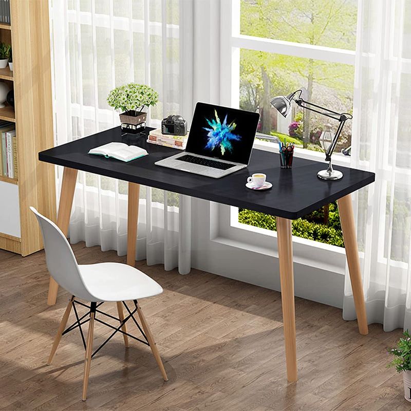 Photo 1 of Computer Office Small Home Desk 47", Study Writing Table, Modern European Style PC Desk with Simple Assembly
