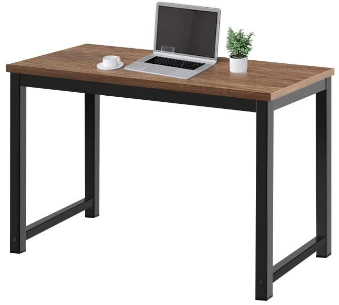 Photo 1 of AZL1 Life Concept Computer Desk 47" Home Office Writing Desk, study Industrial Simple Style PC Table, Brown with Black Metal Frame
- Previously opened 