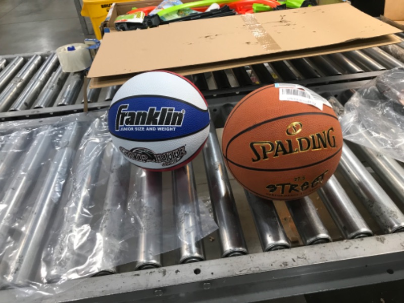 Photo 2 of 2 Youth Baskwetballs 
Franklin Sports Junior 27.5" USA Basketball // Spalding Street Outdoor Basketball YOUTH SIZE
