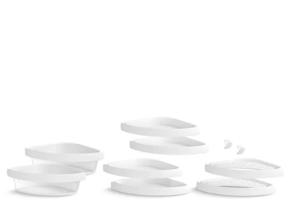 Photo 1 of Store+ Basic 10-Piece Shelf Kit in White