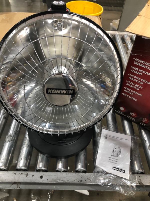 Photo 2 of Konwin Oscillating Parabolic Dish Radiant Heater