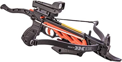 Photo 1 of Bear X Desire RD Self-Cocking Crossbow with Red Dot Sight 3 Premium Bolts, Black, One Size
