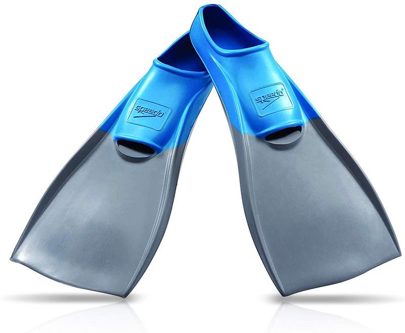 Photo 1 of Speedo Unisex-Adult Swim Training Fins Rubber Long Blade - XXL Men's 12-13